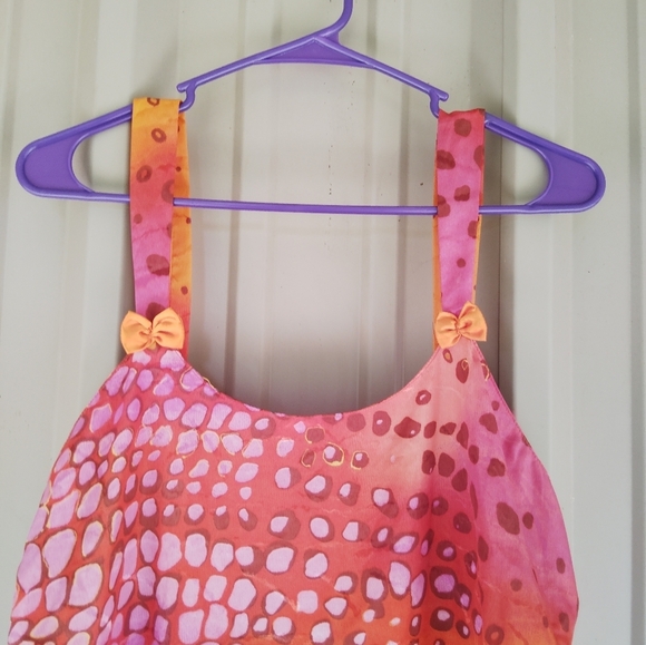 Women's Colorful Abstract Print Sleeveless Tank Maxi Dress Size Medium Hippie - Picture 2 of 4